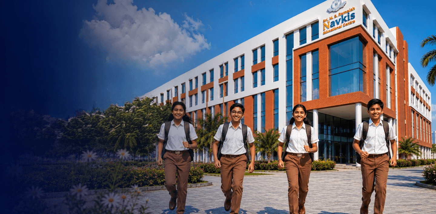 Navkis Educational Centre campus and students