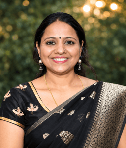Ms. Ranjini Madhusudhan / teacher of Grade I & II Navkis Educational Centre, Kogilu